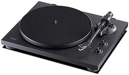 TEAC TN-280BT-B tocadisco Tocadiscos de tracción por correa Negro