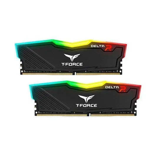 TEAMGROUP Memorias RAM TF3D432G3200HC16CDC01 Delta RGB De Doble Canal (Negro)