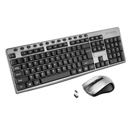 Teclado Inalámbrico Kb6600 104 Teclas 2.4G y Conjunto de Ratón