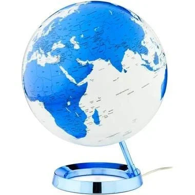 TECNODIDATTICA-Atmosphere Light&Colour Hot Blue-Globo terráqueo, Color Azul, (0331F7)