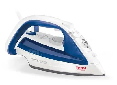 Tefal UltraGliss FV4913E0 Plancha vapor-seco Suela de Durilium 2500 W Azul, Blanco