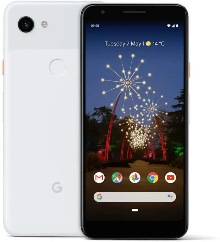 Teléfono Google Pixel 3a, Color Blanco (White), 64 GB de ROM, 4 GB de RAM, Pantalla de 5,6″, Cámara trasera de 12,2 MP y cámara frontal de 8 MP, Sistema Android 9.0. – Smartphone completamente libre.
