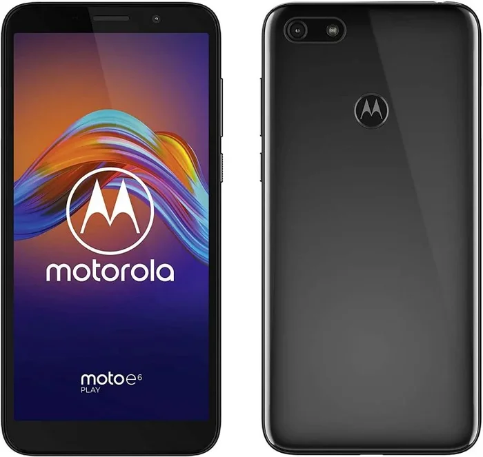 Teléfono Motorola Moto E6 Play, Color Gris (Grey), 32 GB de Memoria Interna, 2 Gb de RAM, Dual SIM, Pantalla de 5,5″, Cámara Frontal de 5 MP y Cámara Trasera de 13 MP. Smartphone completamente libre.