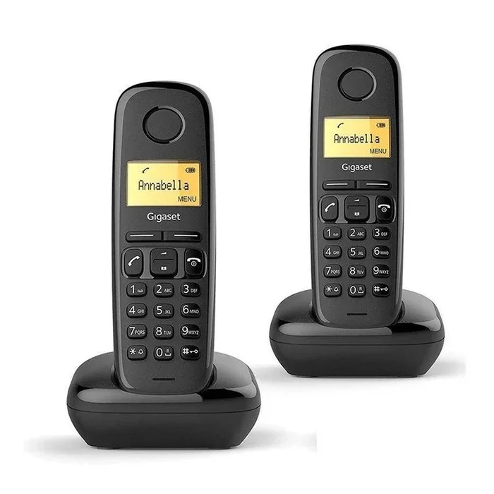 Telefonos Inalambricos DUO A170 GIGASET NEGRO