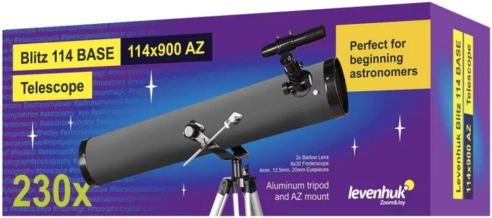 Telescopio Levenhuk Blitz 114 BASE