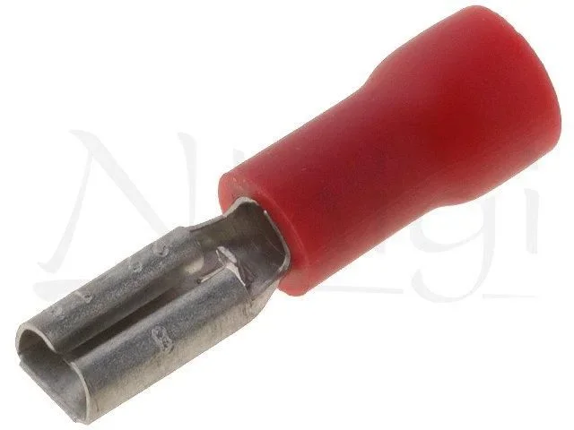 Terminal Faston Hembra 2,8mm Preaislado Color ROJO