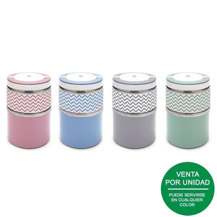 Termo iris lunchbox coloured 8344-is/ capacidad 900ml/ para sólidos/ colores surtidos