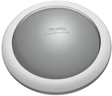 TFA-Dostmann 60.2008.54 despertador Reloj despertador analógico Plata, Blanco