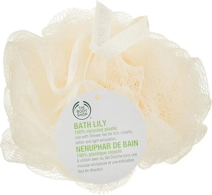 The body shop bath lily body scrubber
