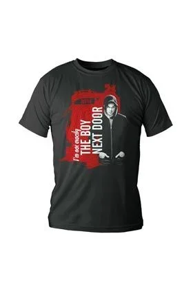 The boy next door camiseta negra chico t-xxl dexter