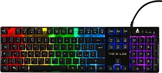 The g-lab teclado gaming iridium retroiluminado rgb – versión española (keyz-iridium/sp)