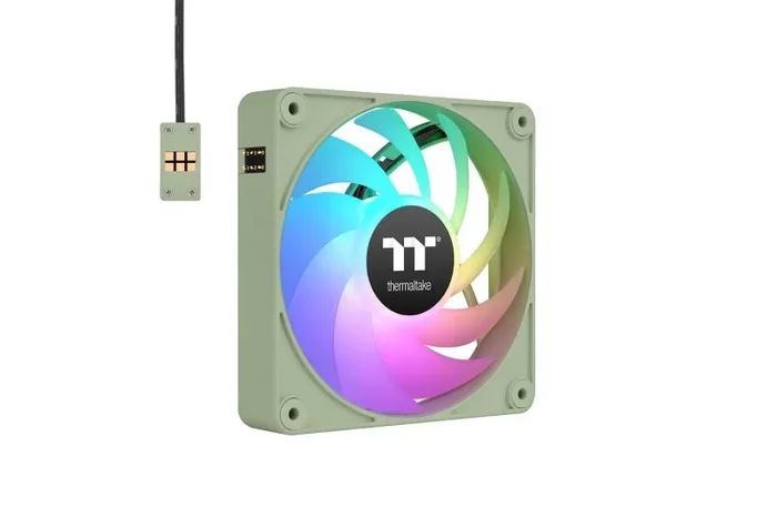 Thermaltake ct140 ex argb sync cooling fan matcha green 3 pack