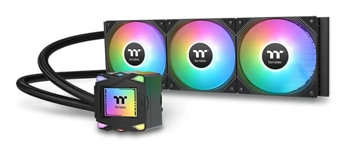 Thermaltake LA360 ARGB Placa base Kit de refrigeración líquida 12 cm Negro 1 pieza(s)
