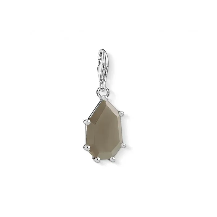 Thomas Sabo – Colgante con Piedra Preciosa/Perla, Abalorio con Piedra Beige