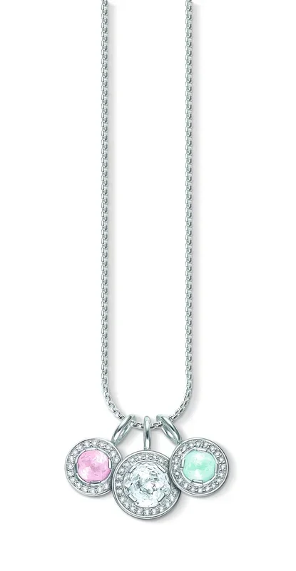 Thomas Sabo AIR-KE1467-861-7 Colgante de Mujer con Plata Esterlina 925/1000