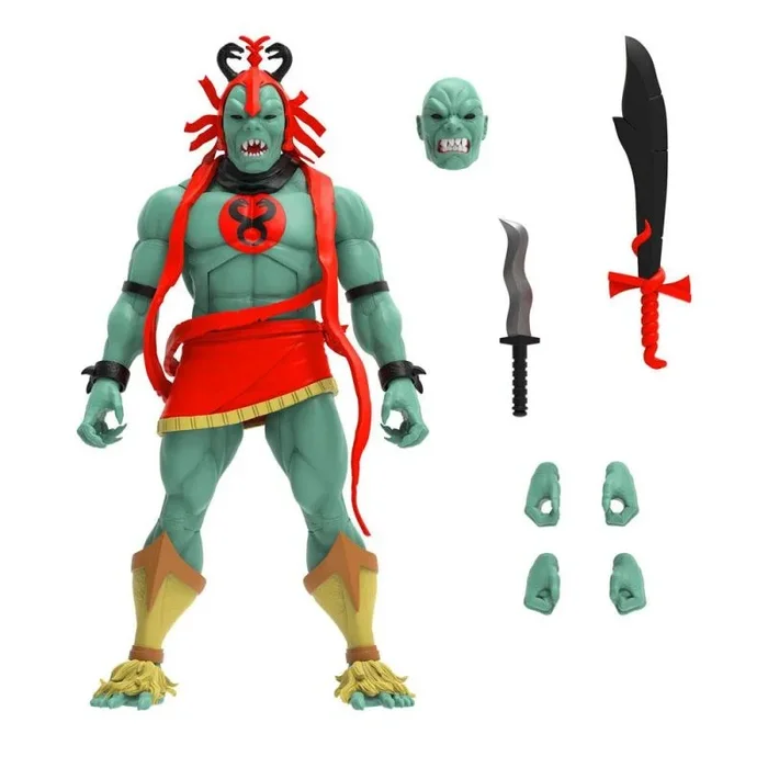 Thundercats: los felinos cósmicos figura ultimates wave 6 mumm-ra the ever-living (toy recolor) 23 cm