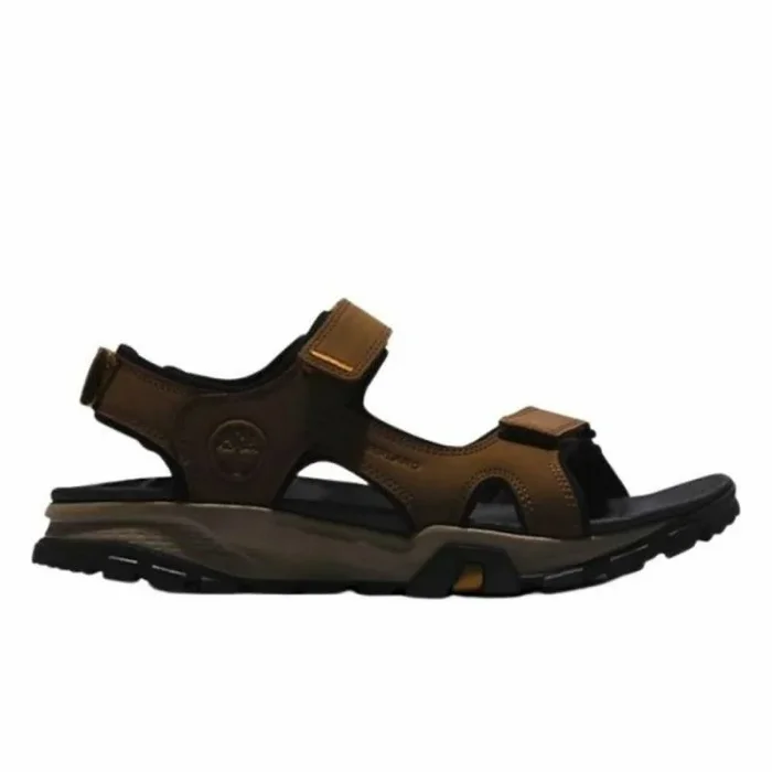 Timberland Lincoln Peak Strap Sandal, Sandalia Hombre, Marrón, 44 EU