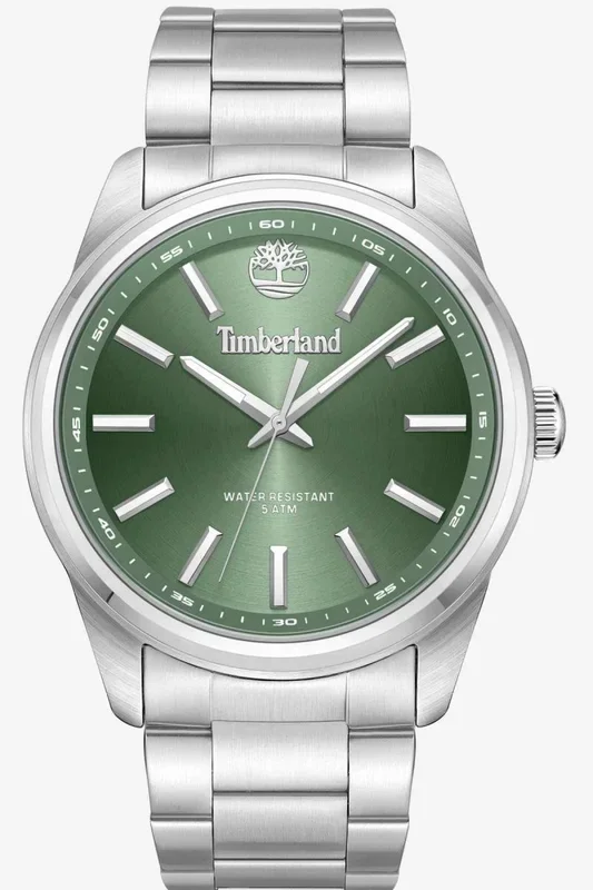 Timberland Reloj Analógico para Hombres de Cuarzo con Correa en Acero Inoxidable TDWGG0030002