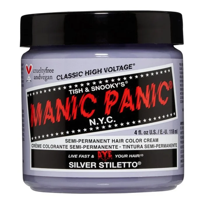 Tinte permanente classic manic panic ‎612600110067 silver stiletto (118 ml)