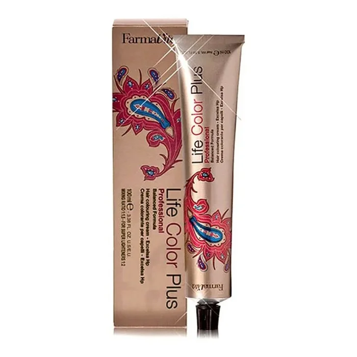 Tinte permanente life color plus farmavita nº 7 31 golden ash blonde (100 ml)