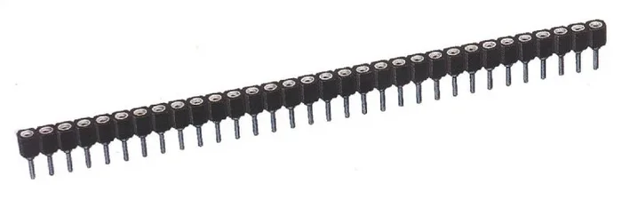 Tira Poste 32Pin Torneado Hembra Paso Terminales 2,54mm
