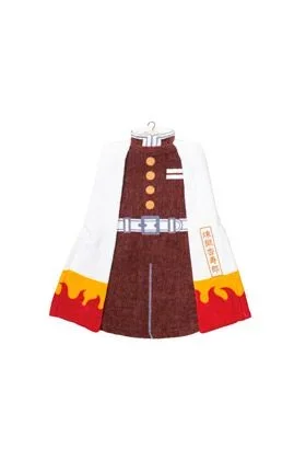 Toalla kyojuro rengoku’s costume 40×40 cm kimetsu no yaiba