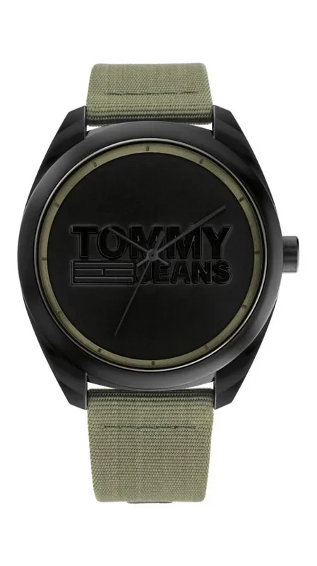 Tommy Hilfiger Reloj Analógico de Cuarzo para Hombre con Correa en Nailon Verde Militar – 1792040