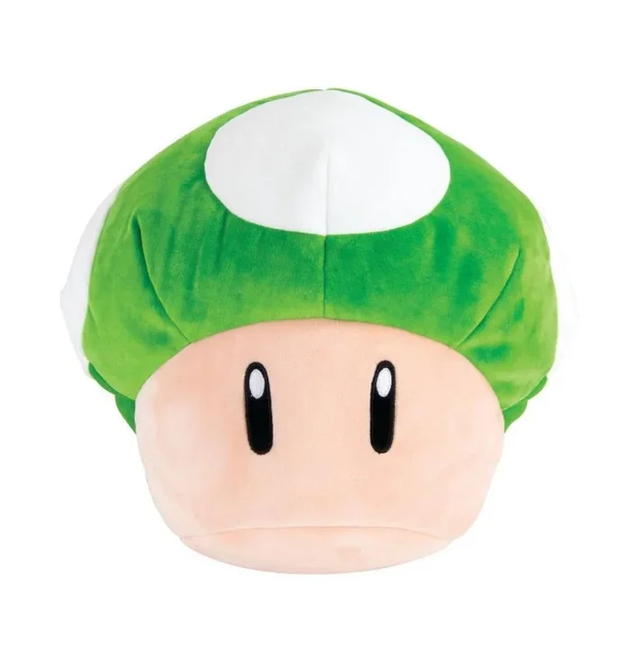 TOMY T12968, Super Mario-Peluche Huevo de Peluche Verde, Blanco
