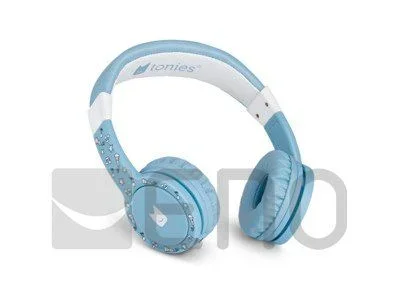 tonies – Auriculares para niños Ajustables y Plegables con limitación de Volumen, Auriculares con Cable y Diadema Acolchada, Azul Claro
