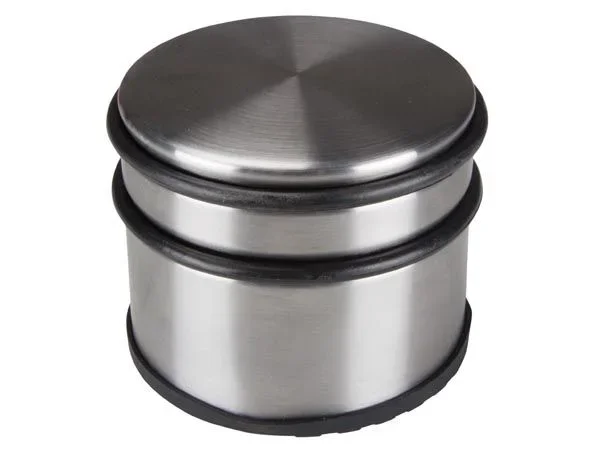 Tool País tl74051 Acero Inoxidable Tope para puerta, 9 cm de diámetro x 7,5 cm de altura, 1.1 kg Peso