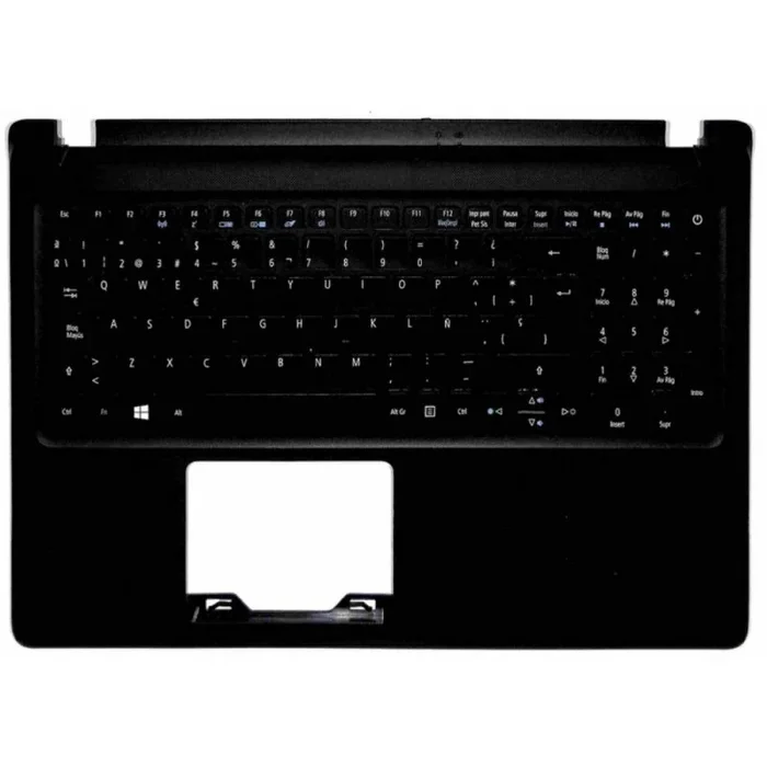 Top case + teclado compatible para portátil acer es1-523 negro 6b.gd0n2.019