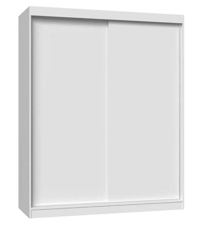 Topeshop IGA 160 BIEL B KPL armario y ropero de dormitorio 7 estanterías 2 puerta(s) Blanco