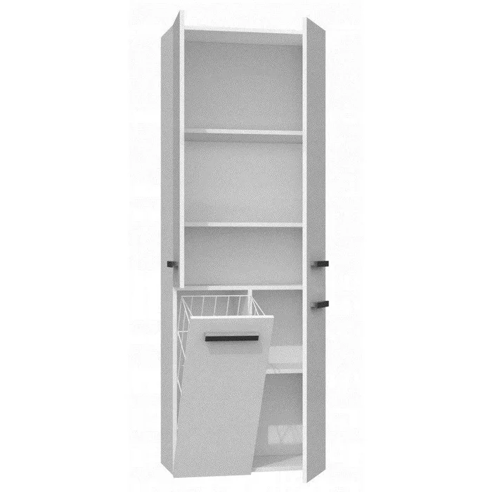 Topeshop NEL 1K DD BPOŁ armario para cuarto de baño Blanco