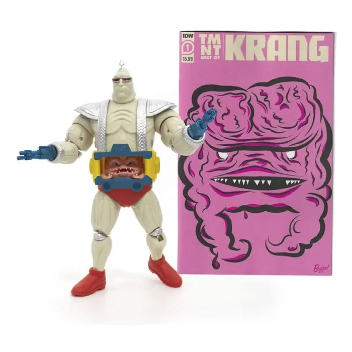 Tortugas ninja figura y cómic bst axn xl krang with android body 20 cm