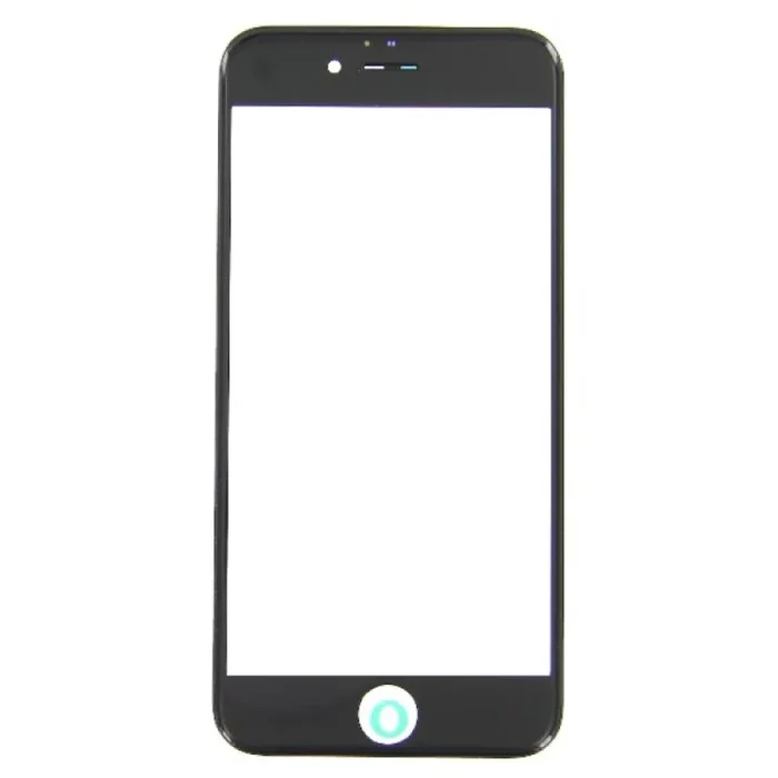 Touch glass with frame and oca for iphone 6s black