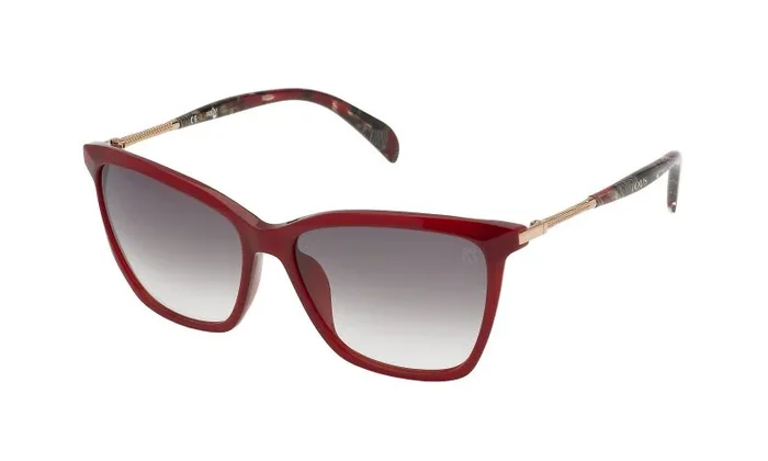 TOUS STOB22 Gafas, Shiny Opal Bordeaux, 56 para Mujer
