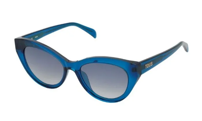 Tous Sunglasses STOB86 Matt TRANSP.Blue 54/18/135 Mujer Gafas