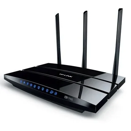 TP-Link Archer C7 router inalámbrico Gigabit Ethernet Doble banda (2,4 GHz / 5 GHz) Negro