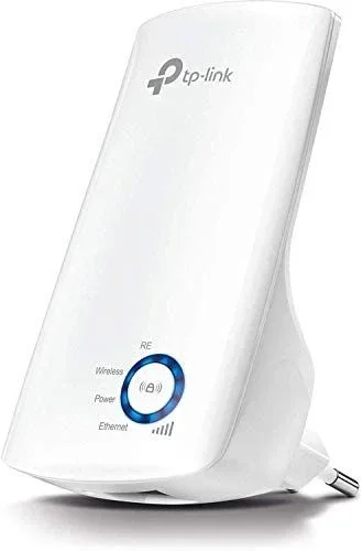 TP-Link N300 Tl-WA850RE – Repetidor Extensor de Red WiFi (2.4 GHz, 300 Mbps, Puerto Ethernet, Modo Ap y Extensor, Antenas Internas), Blanco