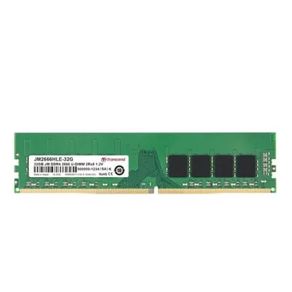 Transcend JetRam JM2666HLE-32G módulo de memoria 32 GB 1 x 32 GB DDR4 2666 MHz