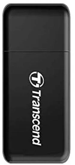 Transcend RDF5 lector de tarjeta USB 3.2 Gen 1 (3.1 Gen 1) Type-A Negro