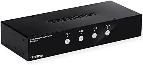 Trendnet TK-441DP interruptor KVM Negro