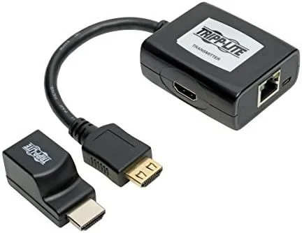 Tripp Lite B126-1P1M-U-POC extensor audio/video Transmisor y receptor de señales AV Negro