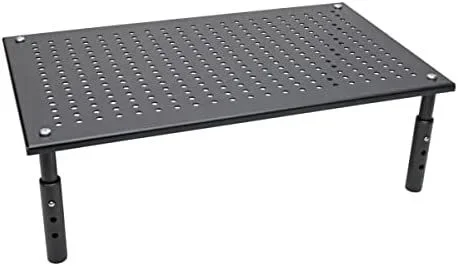 Tripp Lite MR1812M Plataforma para Monitor de Escritorio, 45.7 x 28 cm 18″ x 11″ – Altura Ajustable, Metal, Negro