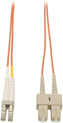 Tripp Lite N516-02M Cable Patch de Fibra Dúplex Multimodo 50/125 (LC/SC), 2M 6.56 pies