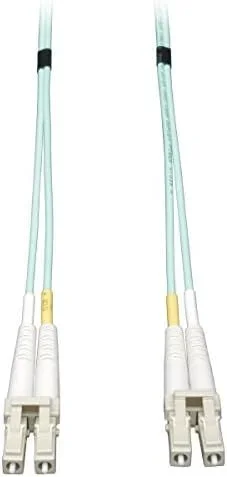 Tripp Lite N820-20M Cable Patch de Fibra Dúplex Multimodo 50/125 OM3 LSZH de 10Gb (LC/LC), Aguamarina, 20M 65.61 pies