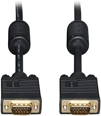 Tripp Lite P502-035 Cable Coaxial VGA de Alta Resolución RGB (HD15 M/M), 10.7 m 35 pies