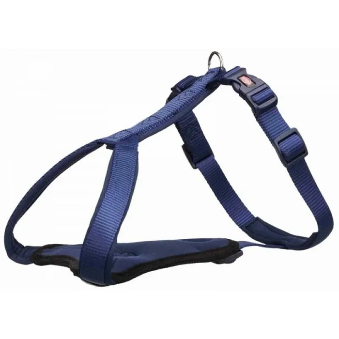 Trixie 1998513 Arnés-Y Premium, 50-60 cm/20 mm, Añil, M