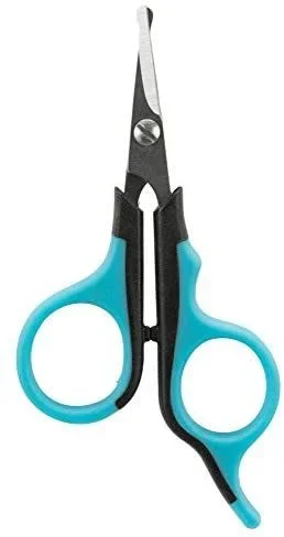 TRIXIE 2360 tijeras para mascotas Negro, Gris, Acero inoxidable Ambidextro Universal