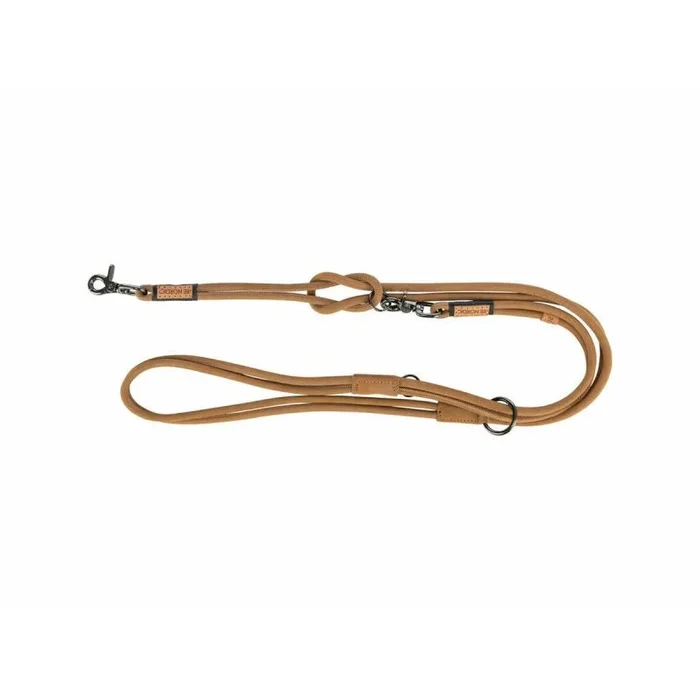 TRIXIE Correa de Piel para Perros BE Nordic de Piel XS-L, 1,20 m de diámetro 8 mm en Color marrón – Correa de Piel para Perros con Encanto nórdico – para Perros Muy pequeños y Grandes – 17461
